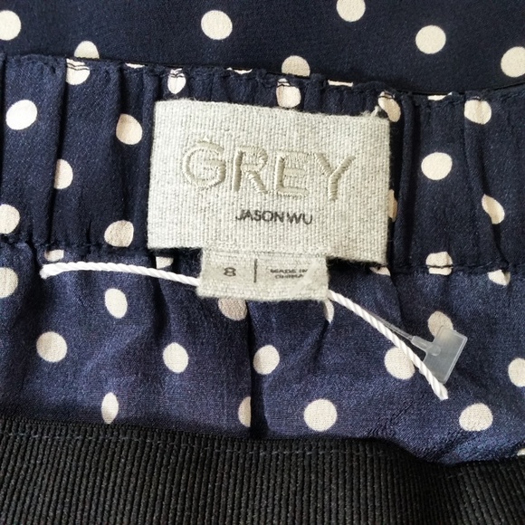 Grey by Jason Wu Silk Polka Dot Dress - Picture 8 of 8